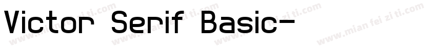 Victor Serif Basic字体转换